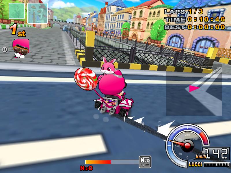 เกม Kart Rider เทคนิคพิชิตสนาม Village-Waterway