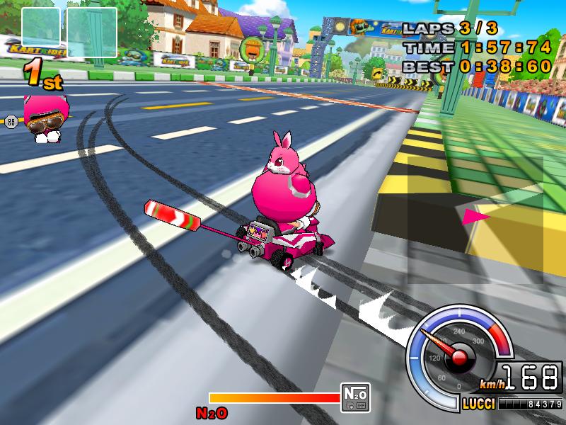 เกม Kart Rider เทคนิคพิชิตสนาม Village-Waterway