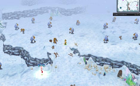 เกม Nostale แมพใหม่ Frozen Crown โคตรหนาว