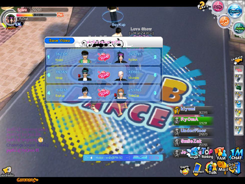 เกมส์ Hip Street วิธีการเล่น Club Mode