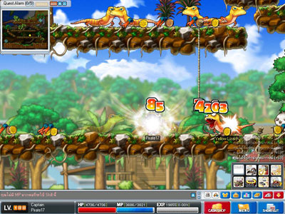 Maple Story เทคนิคการเล่นอาชีพ Pirate