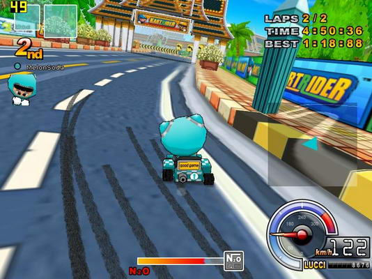 เกมส์ Kart Rider เทคนิคการดริฟท์