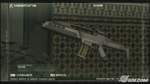 ข้อมูลอาวุธของเกมส์ Metal Gear Solid 4
