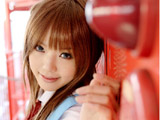 สาวน่ารักในชุดคอสเพลย์ Asuka จาก Evangelion