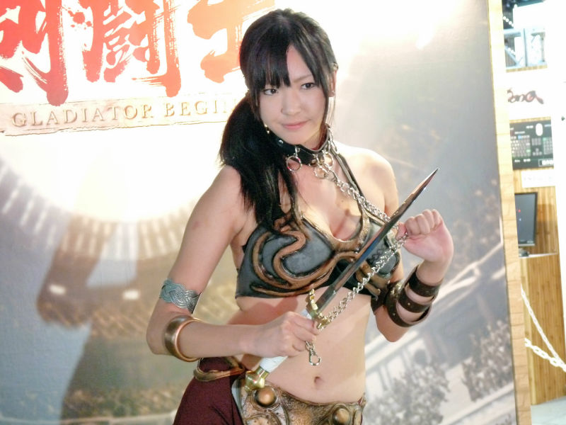 สาวๆ พริตตี้และคอสเพลย์ จากงาน Tokyo Game Show 2009 ชุดที่ 1