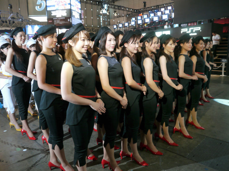 สาวๆ พริตตี้และคอสเพลย์ จากงาน Tokyo Game Show 2009 ชุดที่ 1