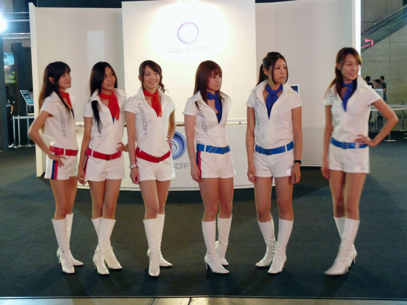 สาวๆ พริตตี้และคอสเพลย์ จากงาน Tokyo Game Show 2009 ชุดที่ 1