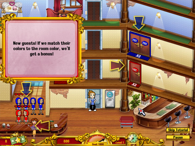 Hotel Dash งานโรงแรมแสนสนุก ของ Flo