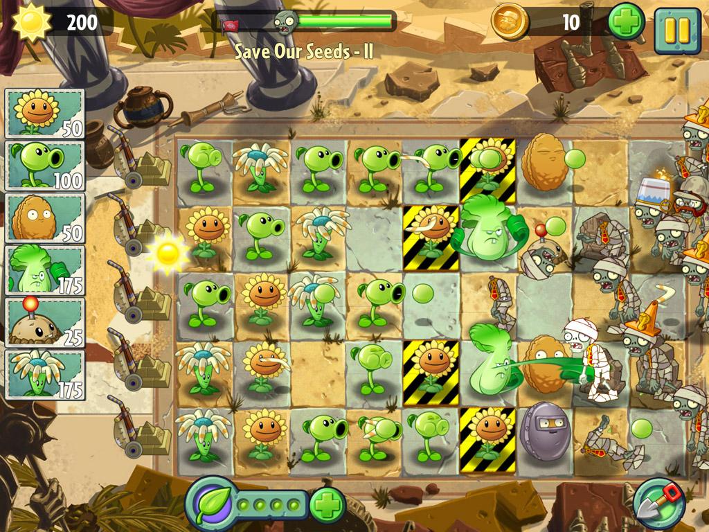 เกมส์ Plants vs Zombies 2