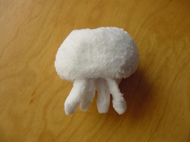 พับผ้าขนหนู