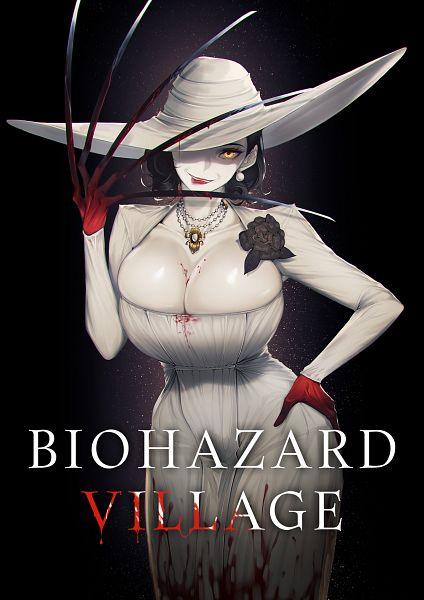 แฟนอาร์ต สาวแวมไพร์ Lady Dimitrescu ใน Resident Evil Village