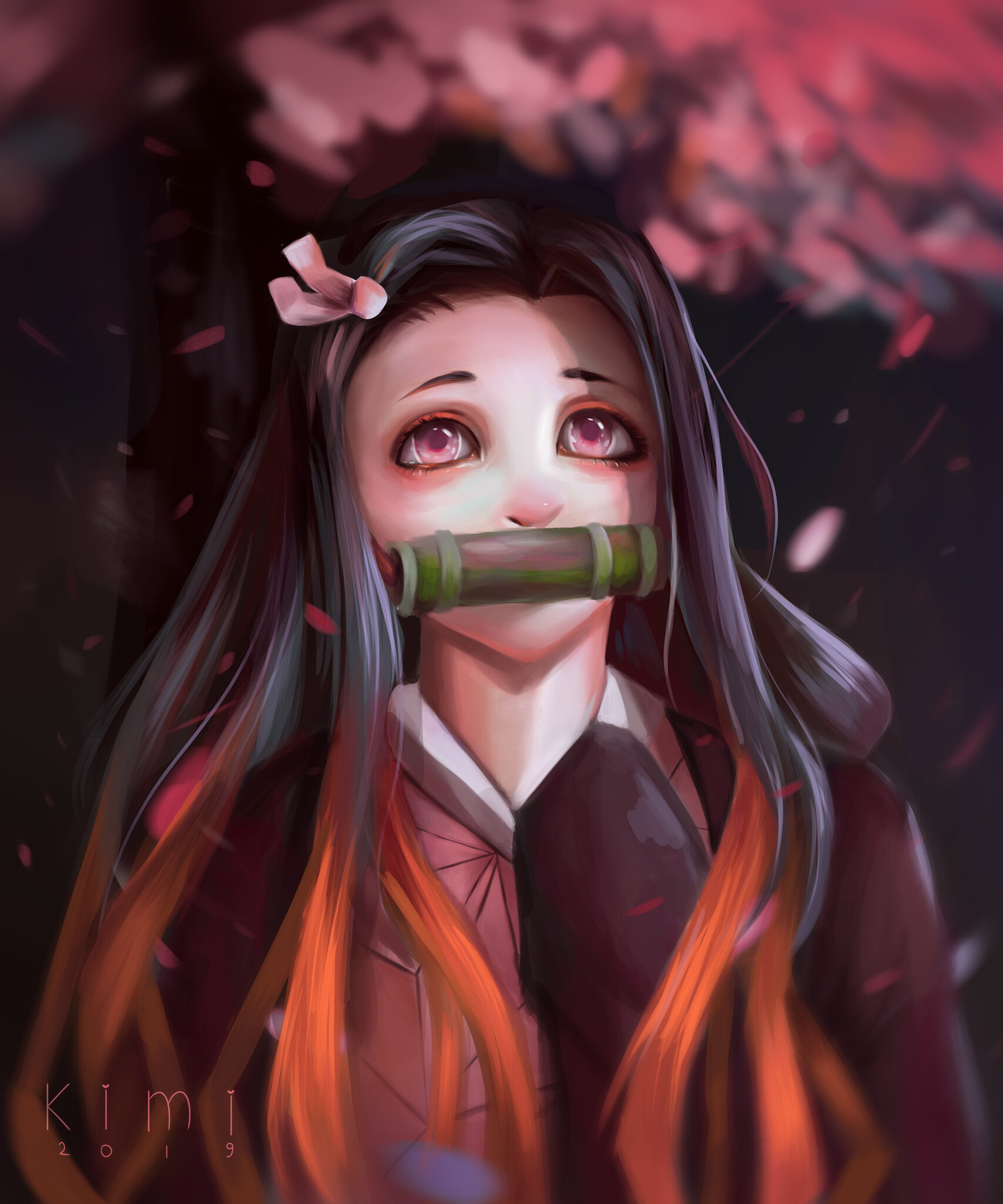 ชมแฟนอาร์ตตัวละคร เนซึโกะ คามาโดะ ในดาบพิฆาตอสูร หรือ Demon Slayer: Kimetsu no Yaiba