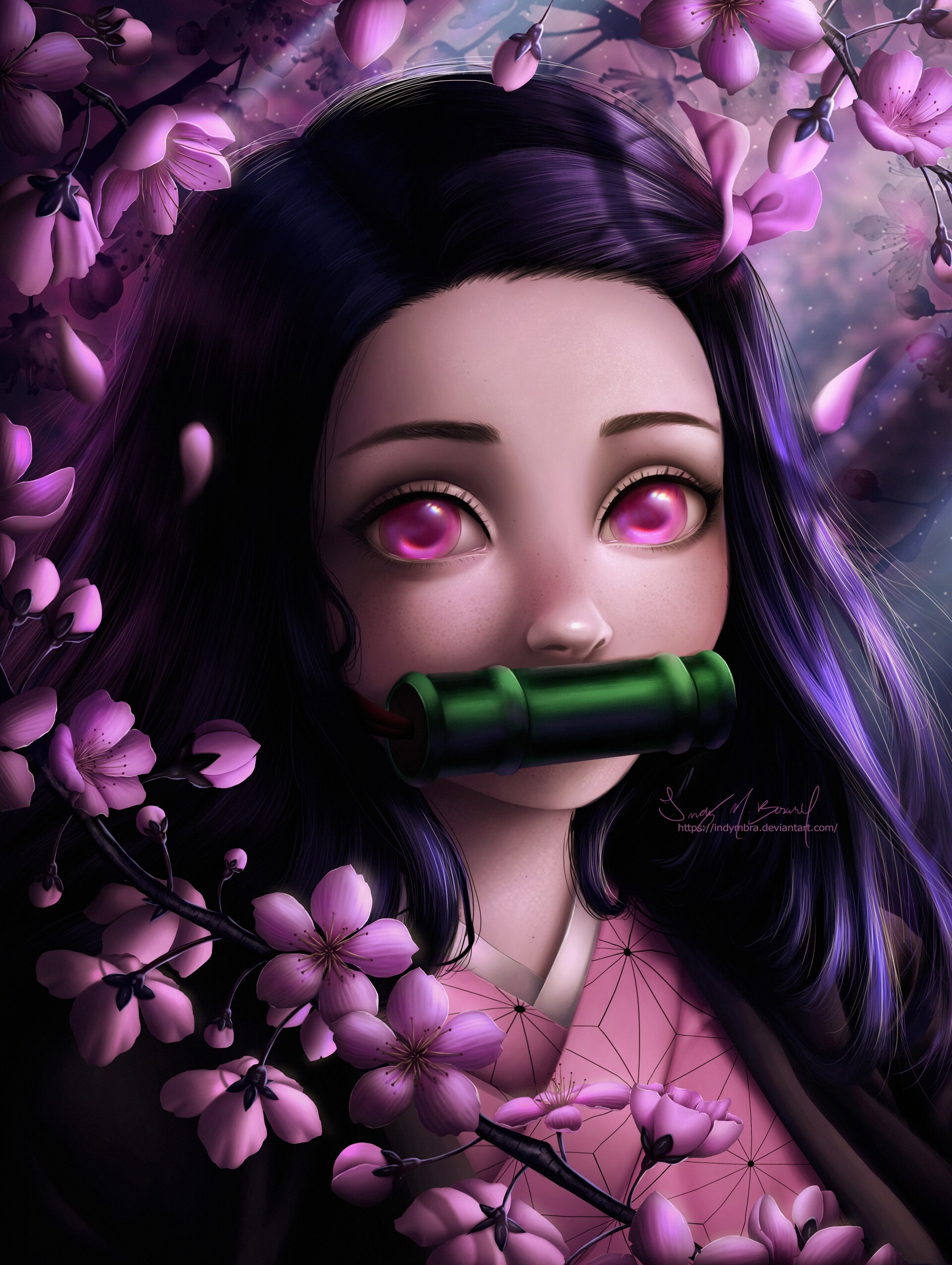 ชมแฟนอาร์ตตัวละคร เนซึโกะ คามาโดะ ในดาบพิฆาตอสูร หรือ Demon Slayer: Kimetsu no Yaiba