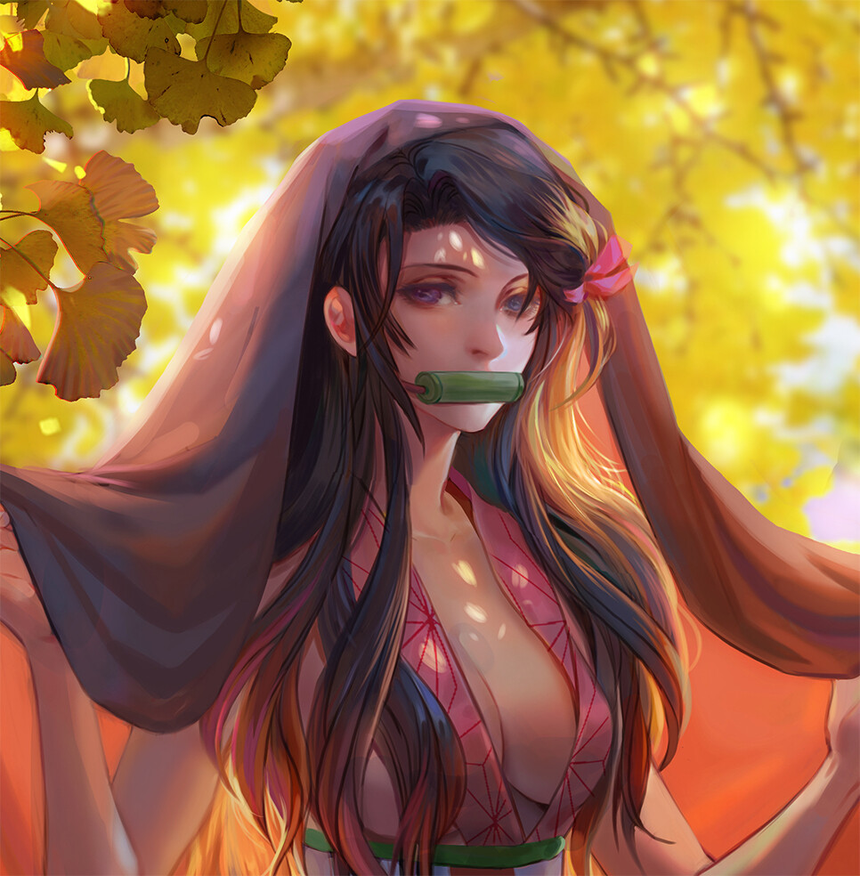 ชมแฟนอาร์ตตัวละคร เนซึโกะ คามาโดะ ในดาบพิฆาตอสูร หรือ Demon Slayer: Kimetsu no Yaiba