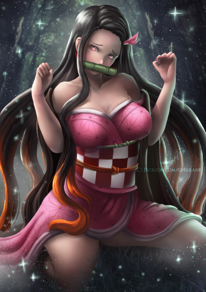 ชมแฟนอาร์ตตัวละคร เนซึโกะ คามาโดะ ในดาบพิฆาตอสูร หรือ Demon Slayer: Kimetsu no Yaiba