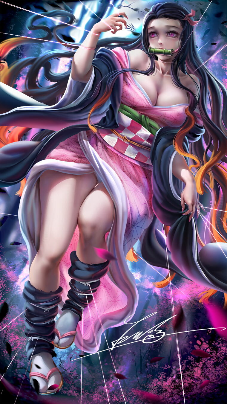 ชมแฟนอาร์ตตัวละคร เนซึโกะ คามาโดะ ในดาบพิฆาตอสูร หรือ Demon Slayer: Kimetsu no Yaiba