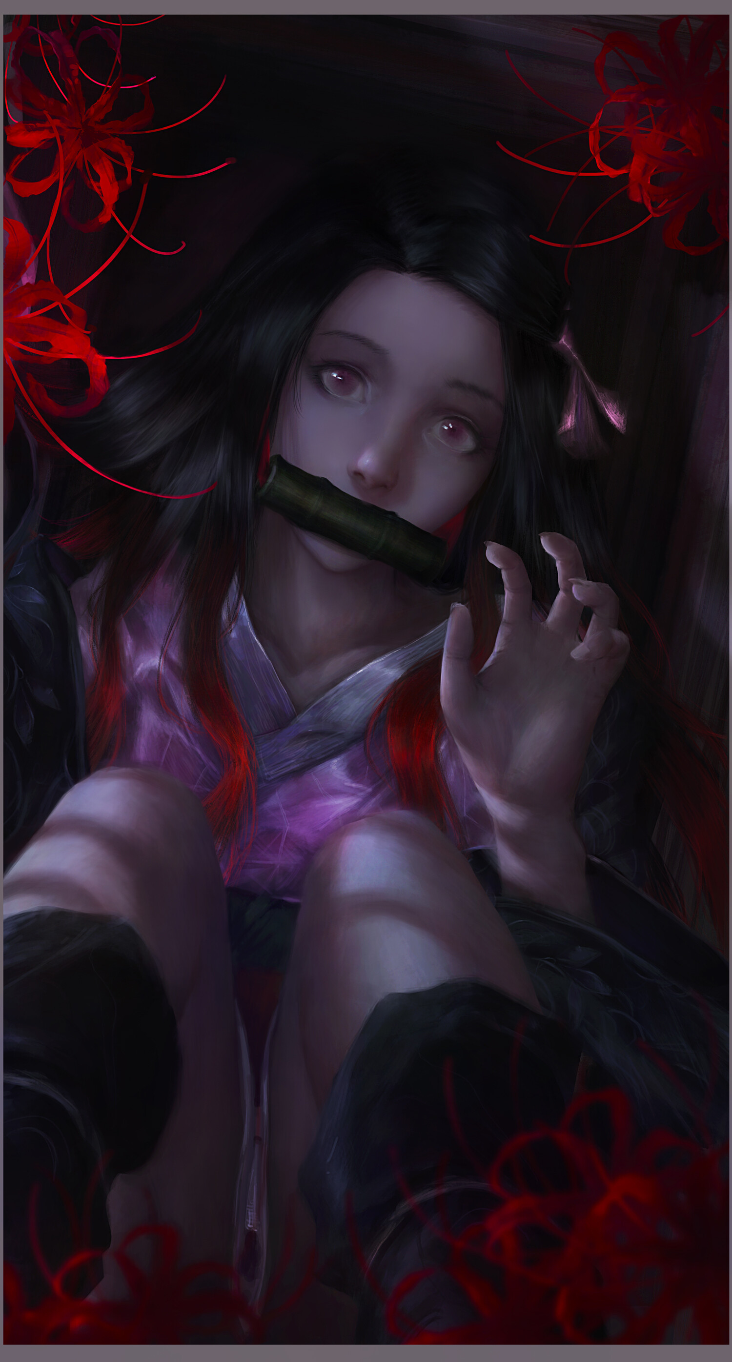 ชมแฟนอาร์ตตัวละคร เนซึโกะ คามาโดะ ในดาบพิฆาตอสูร หรือ Demon Slayer: Kimetsu no Yaiba