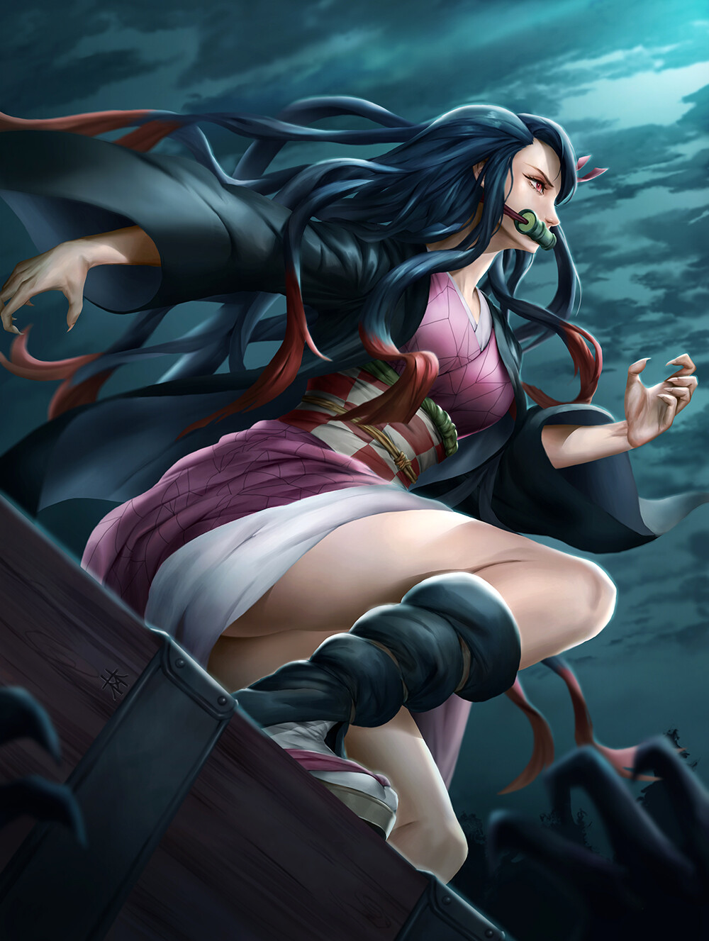 ชมแฟนอาร์ตตัวละคร เนซึโกะ คามาโดะ ในดาบพิฆาตอสูร หรือ Demon Slayer: Kimetsu no Yaiba