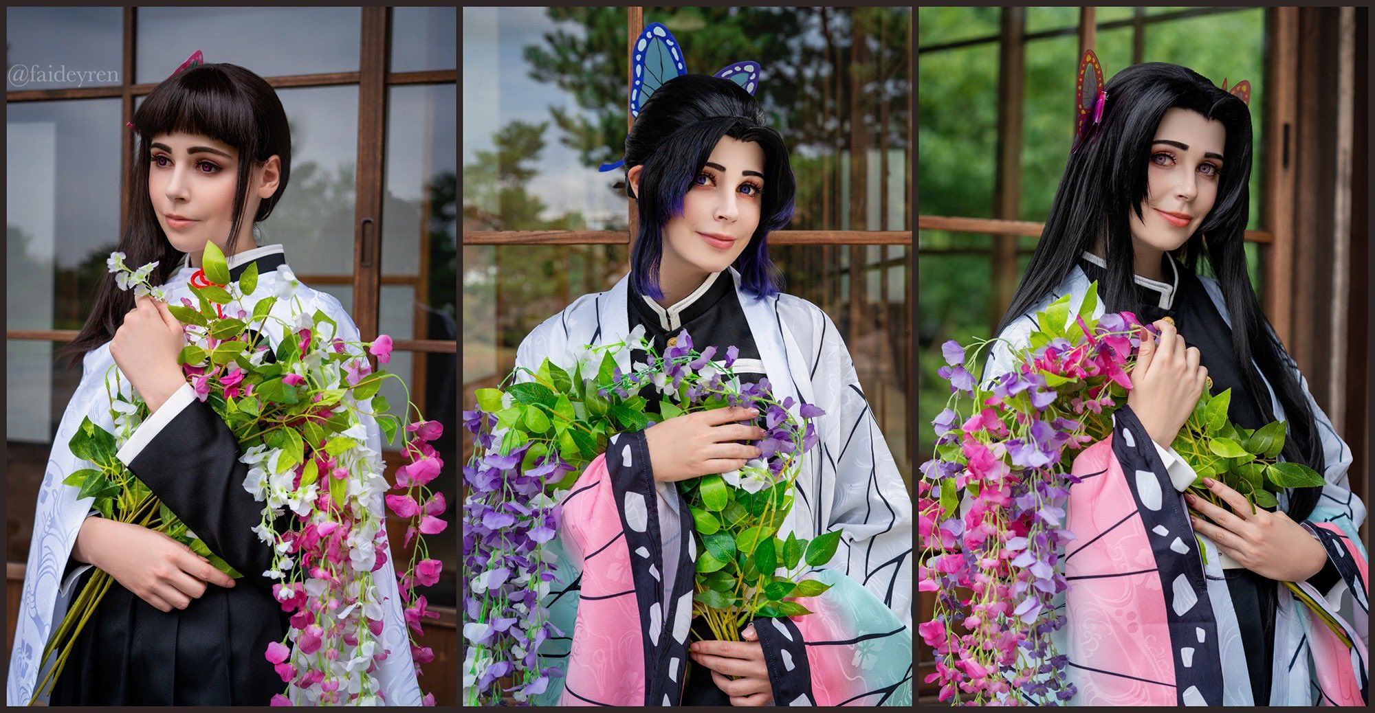 ชมคอสเพลย์ตัวละคร สึยุริ คะนะโอะ หรือ ซึยูริ คานาโอะ Tsuyuri Kanao ในดาบพิฆาตอสูร หรือ Demon Slayer: Kimetsu no Yaiba