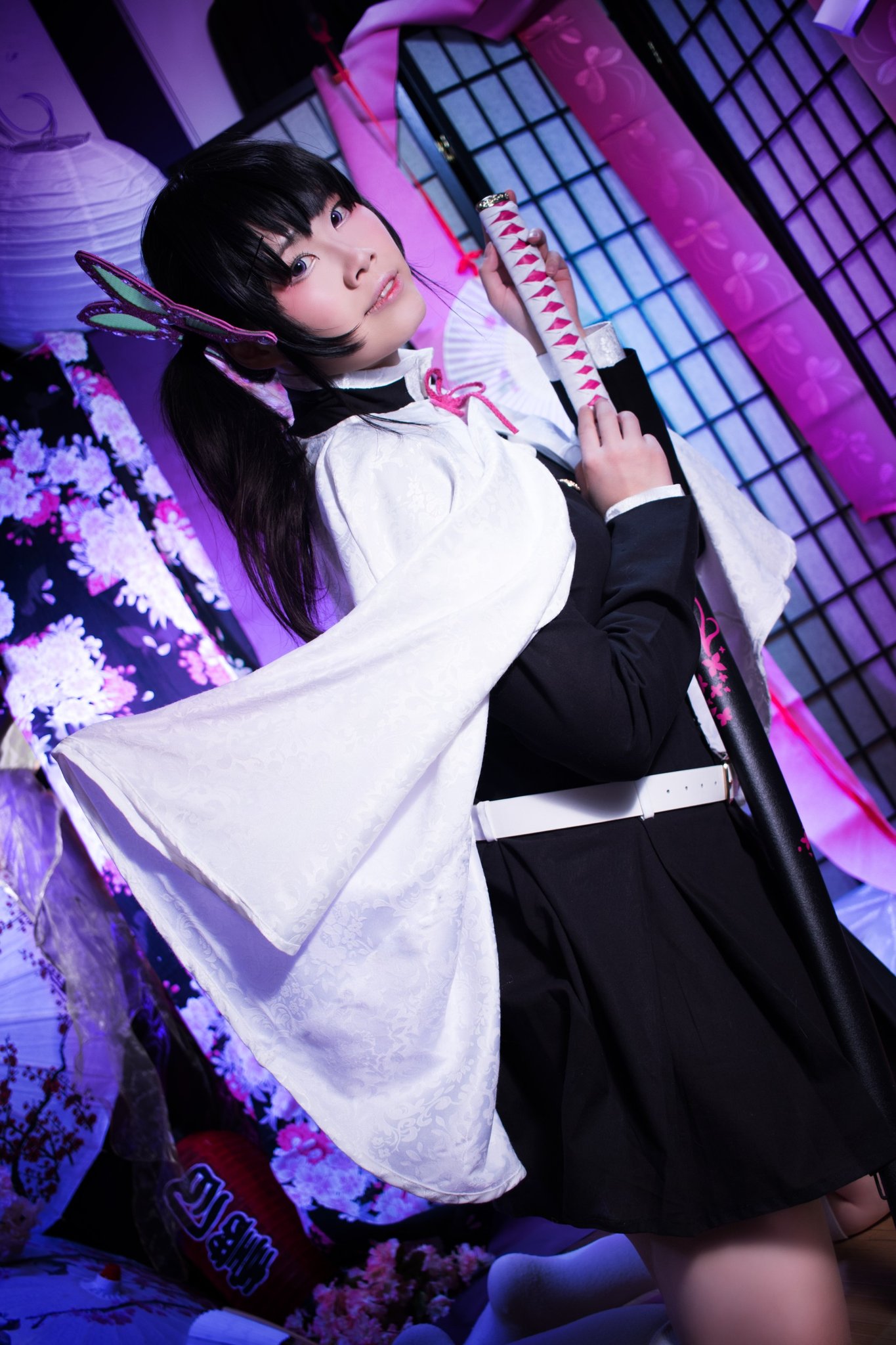 ชมคอสเพลย์ตัวละคร สึยุริ คะนะโอะ หรือ ซึยูริ คานาโอะ Tsuyuri Kanao ในดาบพิฆาตอสูร หรือ Demon Slayer: Kimetsu no Yaiba