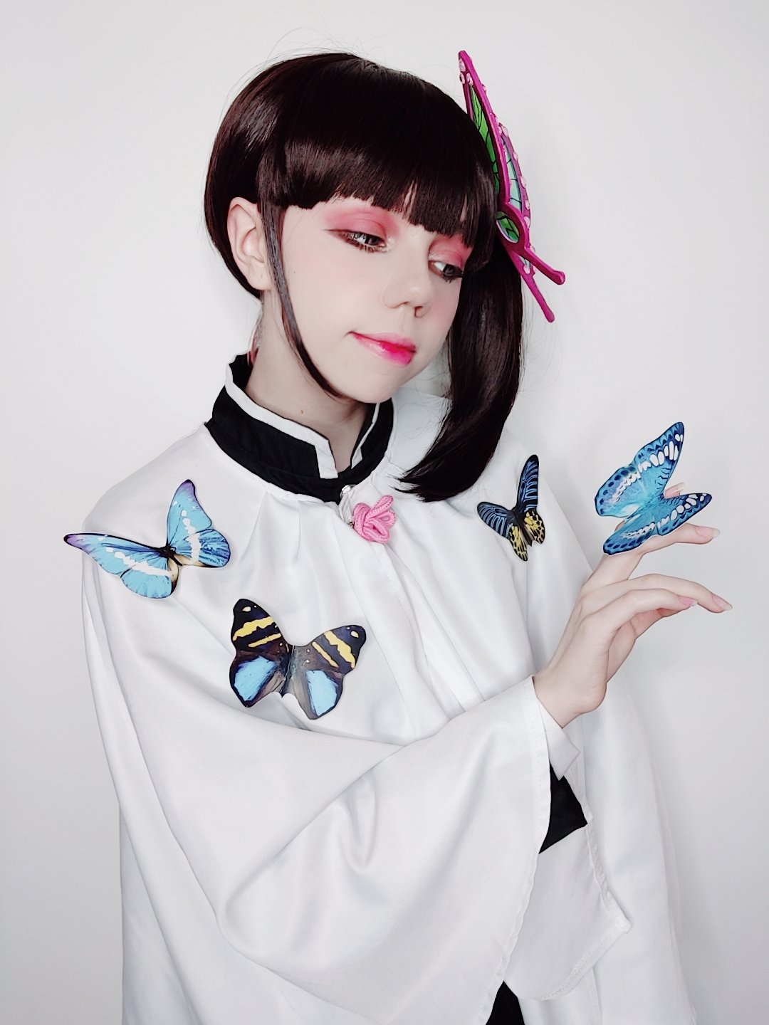 ชมคอสเพลย์ตัวละคร สึยุริ คะนะโอะ หรือ ซึยูริ คานาโอะ Tsuyuri Kanao ในดาบพิฆาตอสูร หรือ Demon Slayer: Kimetsu no Yaiba