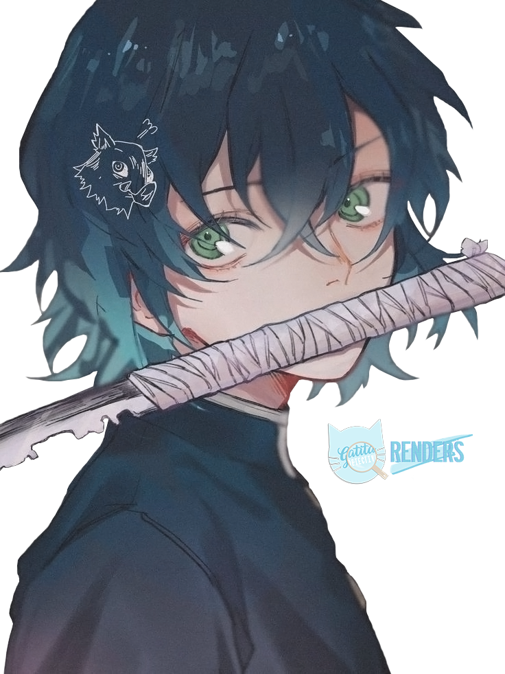 แฟนอาร์ตตัวละคร ฮาชิบิระ อิโนะสุเกะ Hashibira Inosuke ในดาบพิฆาตอสูร จาก gatitadetective