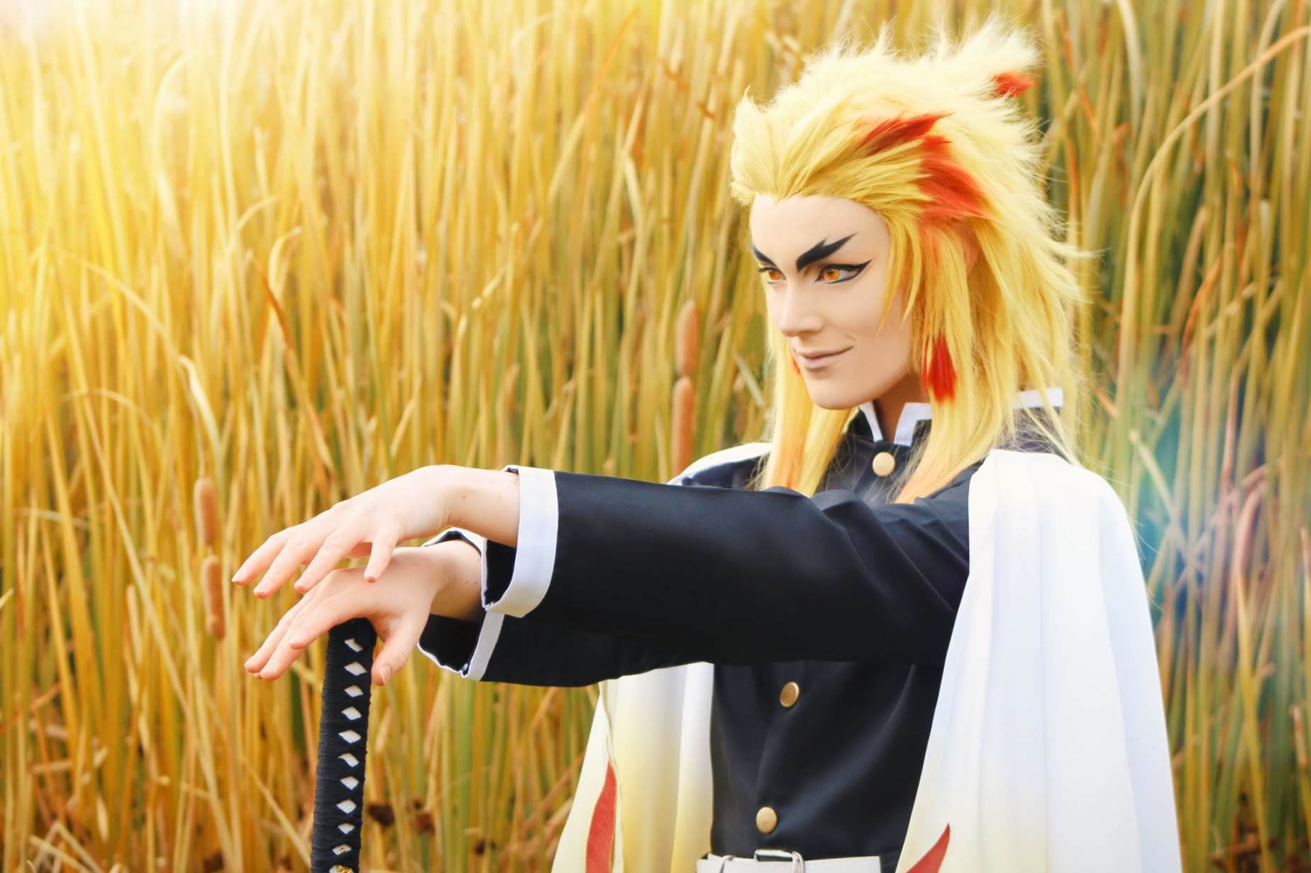 คอสเพลย์ เคียวจูโร่ ใน Kimetsu no Yaiba ดาบพิฆาตอสูร จาก Akinei