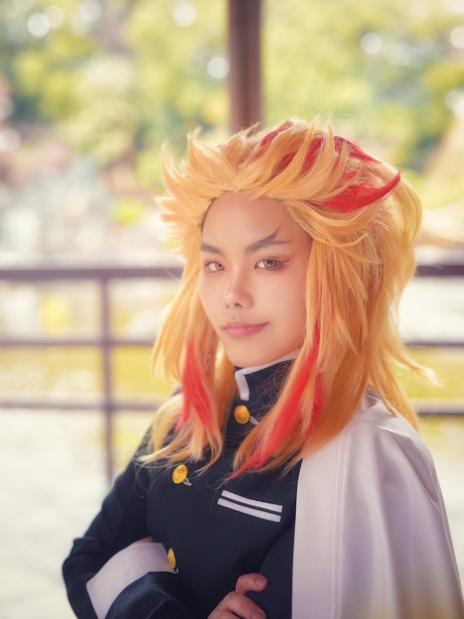 คอสเพลย์ เคียวจูโร่ ใน Kimetsu no Yaiba ดาบพิฆาตอสูร จาก AktMiju