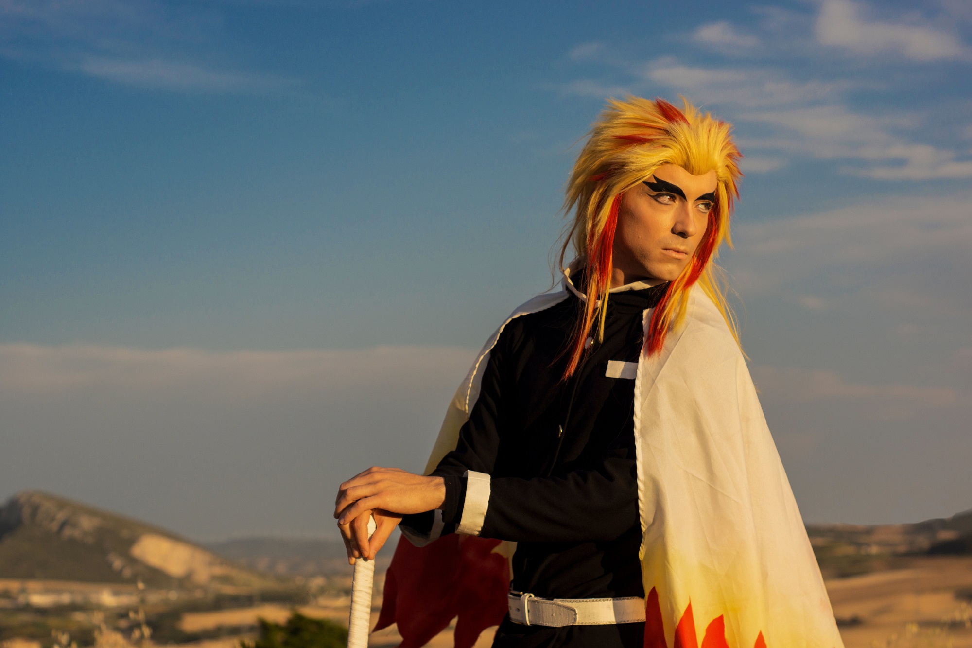 คอสเพลย์ เคียวจูโร่ ใน Kimetsu no Yaiba ดาบพิฆาตอสูร จาก BlackFox