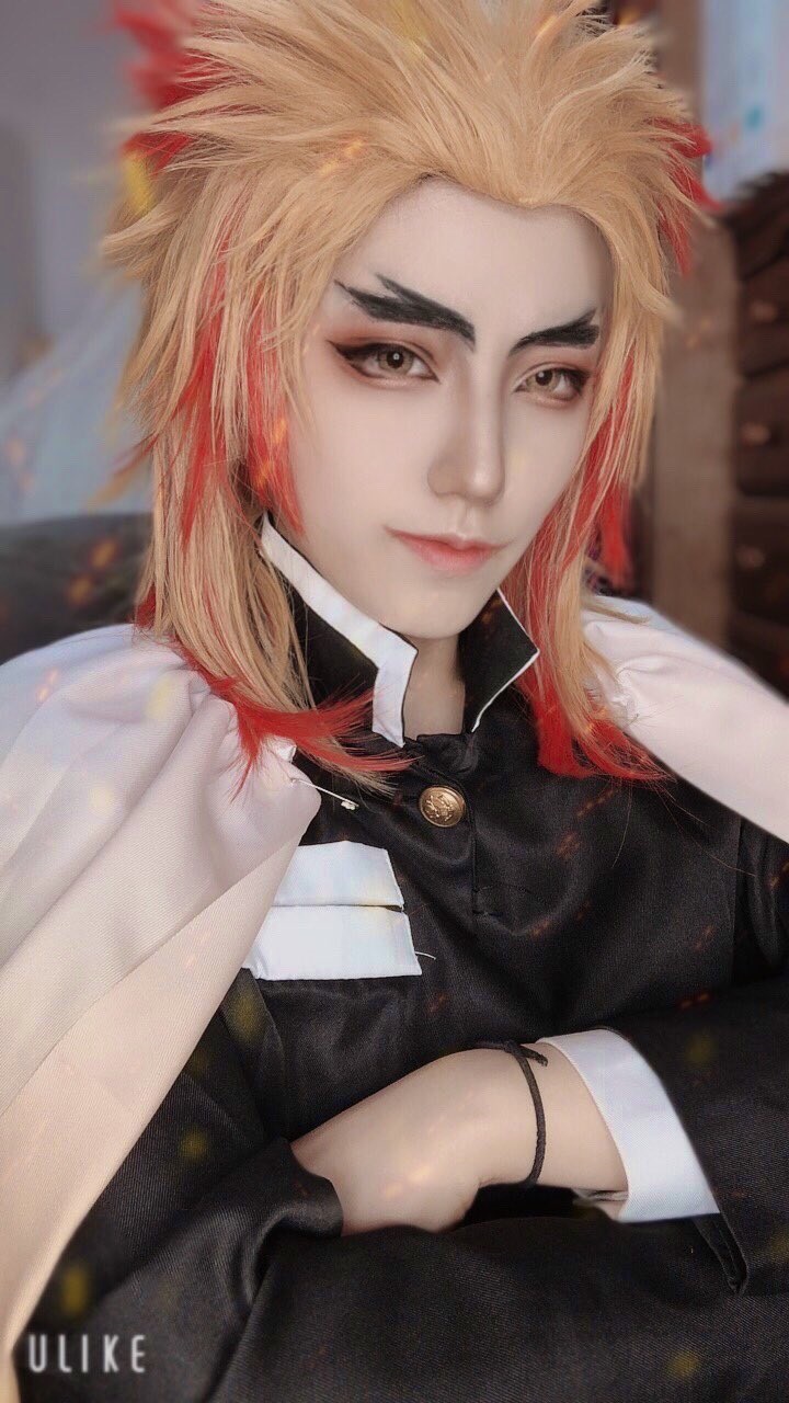 คอสเพลย์ เคียวจูโร่ ใน Kimetsu no Yaiba ดาบพิฆาตอสูร จาก Enbun__sio