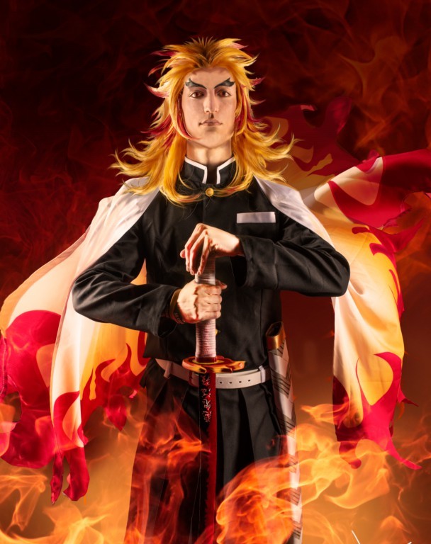 คอสเพลย์ เคียวจูโร่ ใน Kimetsu no Yaiba ดาบพิฆาตอสูร จาก Etherion