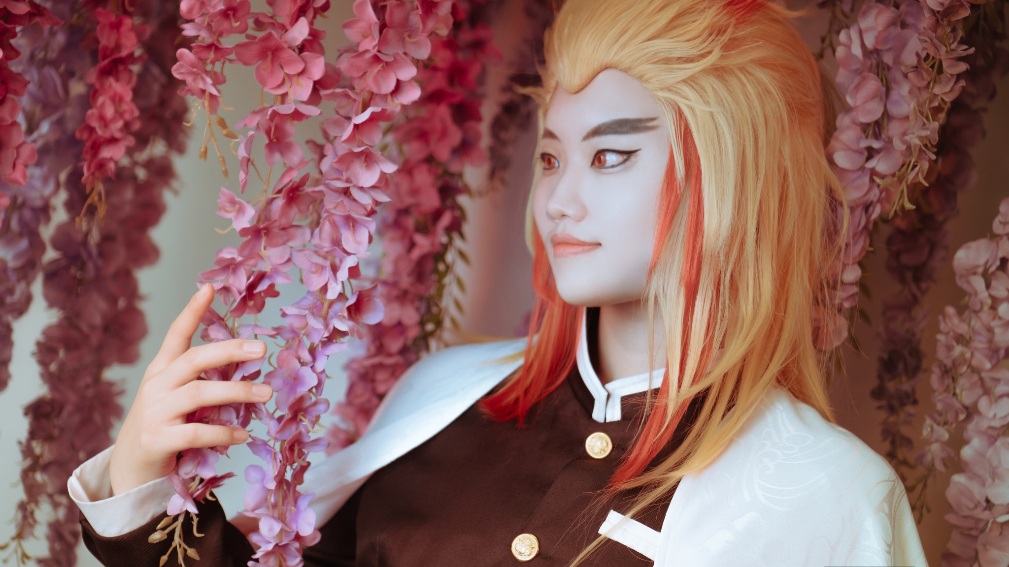 คอสเพลย์ เคียวจูโร่ ใน Kimetsu no Yaiba ดาบพิฆาตอสูร จาก Gaheon_cos