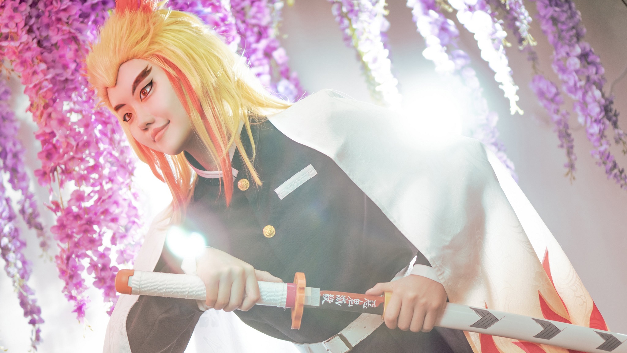 คอสเพลย์ เคียวจูโร่ ใน Kimetsu no Yaiba ดาบพิฆาตอสูร จาก Gaheon_cos
