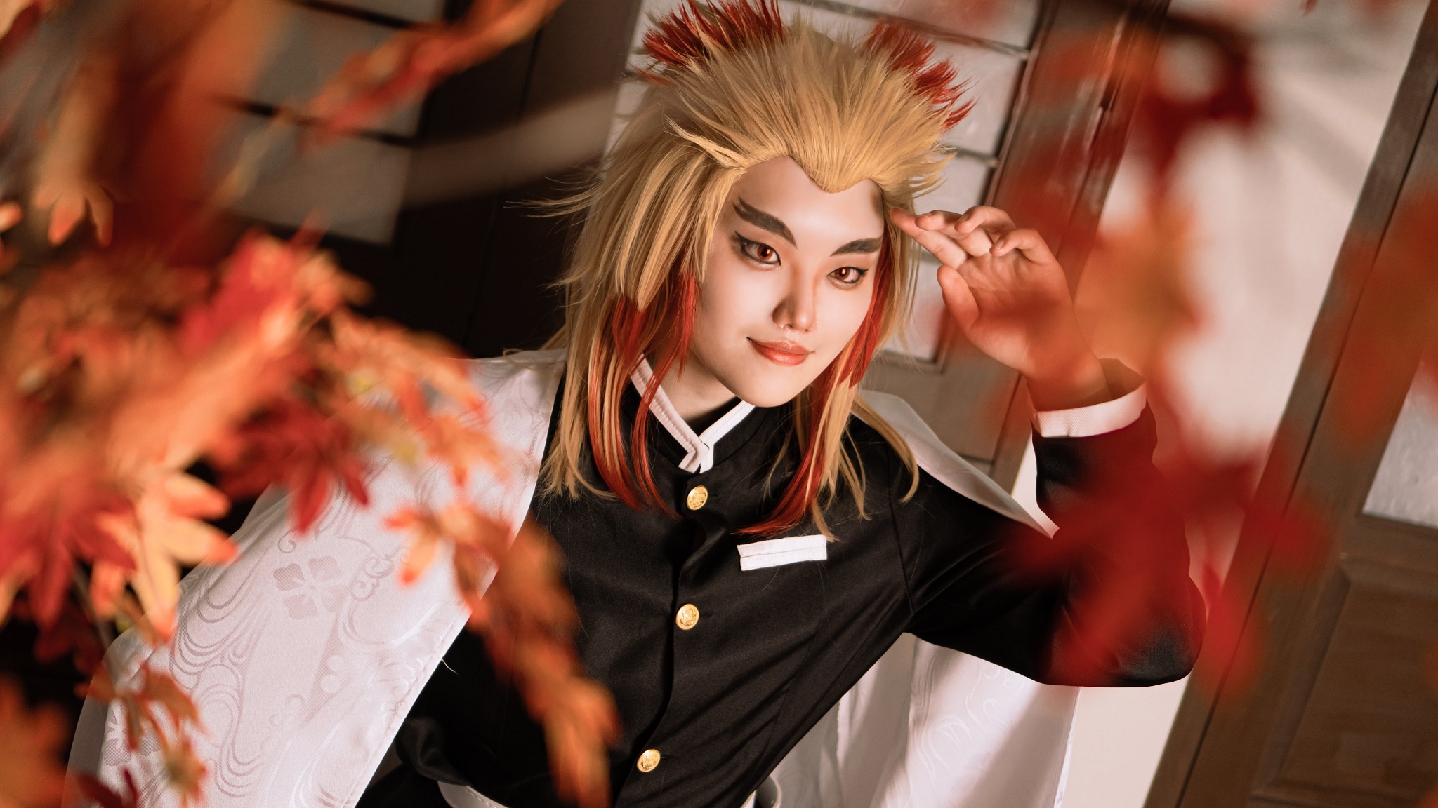 คอสเพลย์ เคียวจูโร่ ใน Kimetsu no Yaiba ดาบพิฆาตอสูร จาก Gaheon_cos