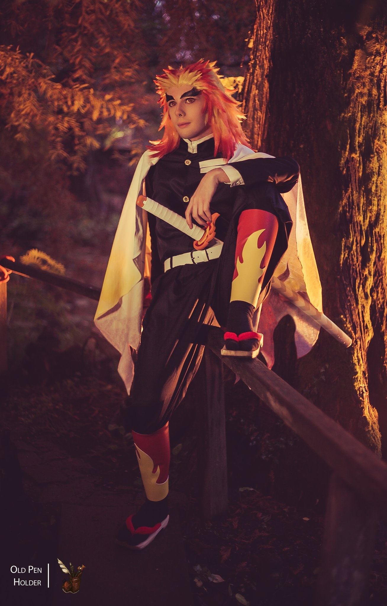 คอสเพลย์ เคียวจูโร่ ใน Kimetsu no Yaiba ดาบพิฆาตอสูร จาก Hokusu_cos