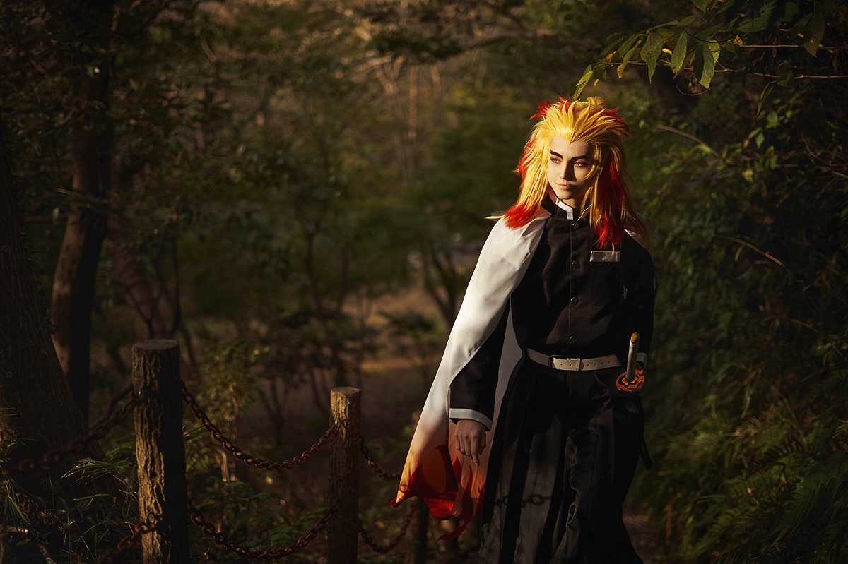 คอสเพลย์ เคียวจูโร่ ใน Kimetsu no Yaiba ดาบพิฆาตอสูร จาก Jackie_Kyle