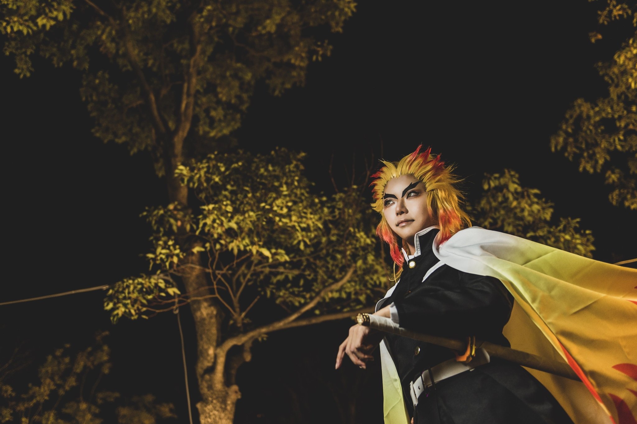 คอสเพลย์ เคียวจูโร่ ใน Kimetsu no Yaiba ดาบพิฆาตอสูร จาก YsWkhy_