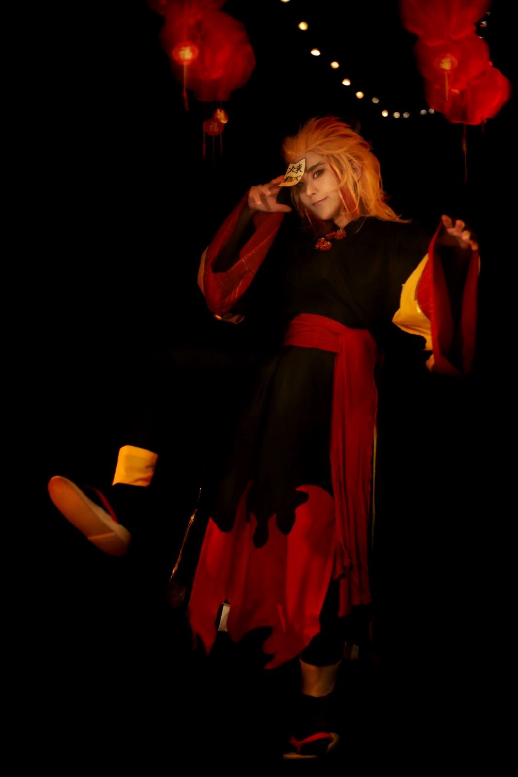 คอสเพลย์ เคียวจูโร่ ใน Kimetsu no Yaiba ดาบพิฆาตอสูร จาก _zaraki_