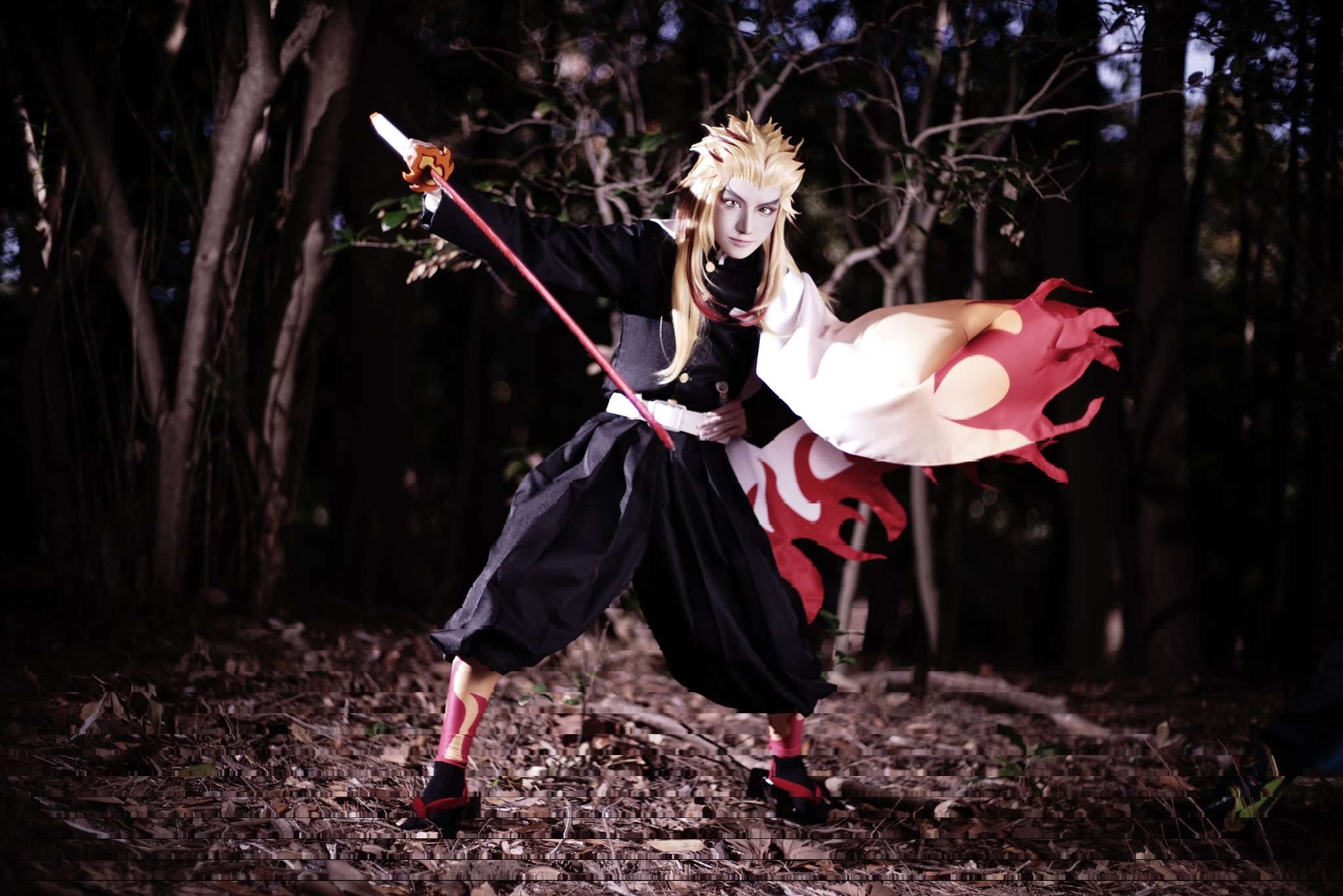 คอสเพลย์ เคียวจูโร่ ใน Kimetsu no Yaiba ดาบพิฆาตอสูร จาก c4xstkh