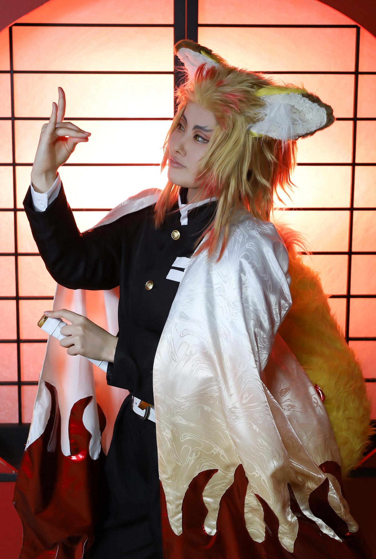 คอสเพลย์ เคียวจูโร่ ใน Kimetsu no Yaiba ดาบพิฆาตอสูร จาก kisekikk0407