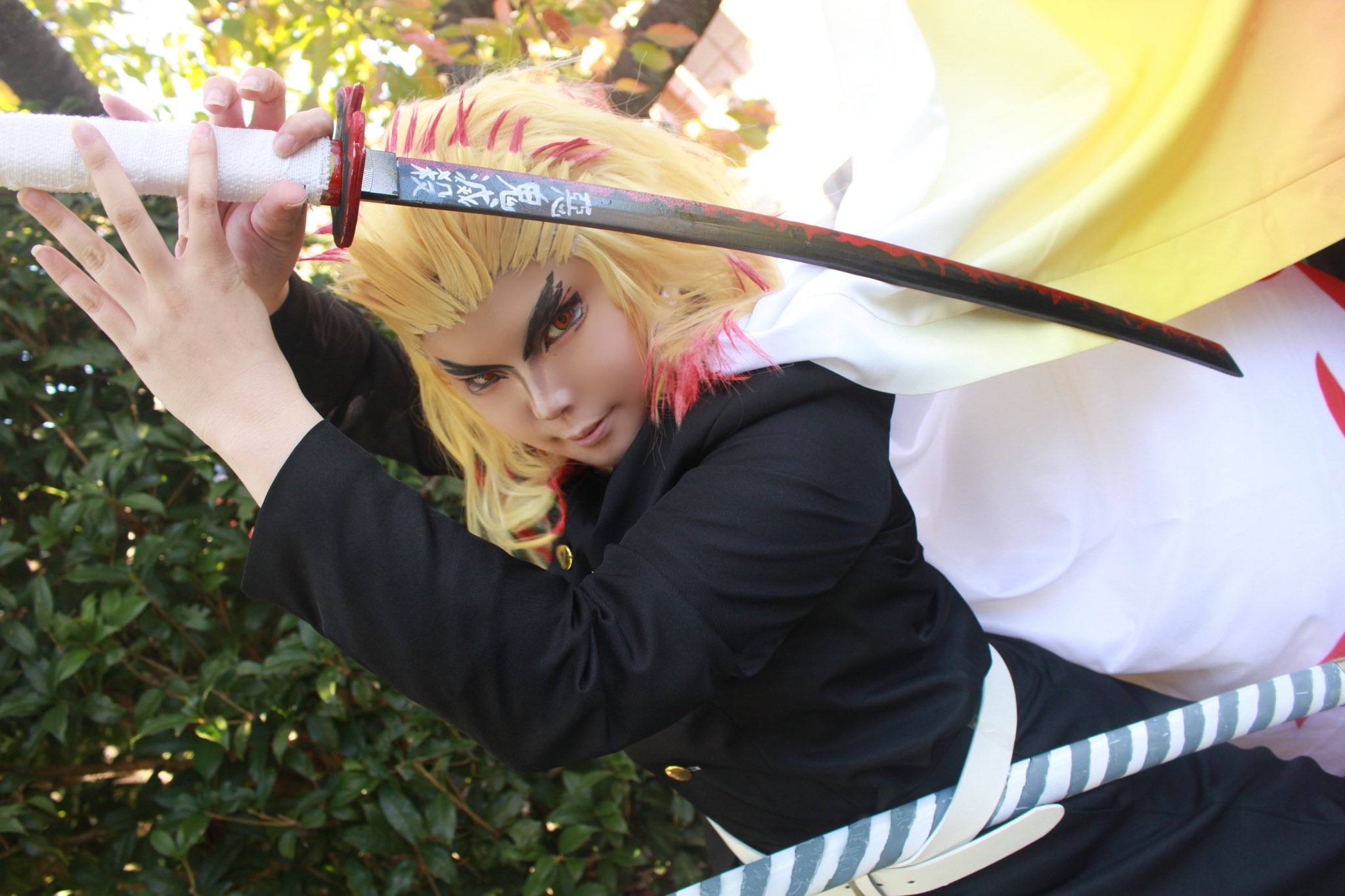 คอสเพลย์ เคียวจูโร่ ใน Kimetsu no Yaiba ดาบพิฆาตอสูร จาก sakuzakkiy