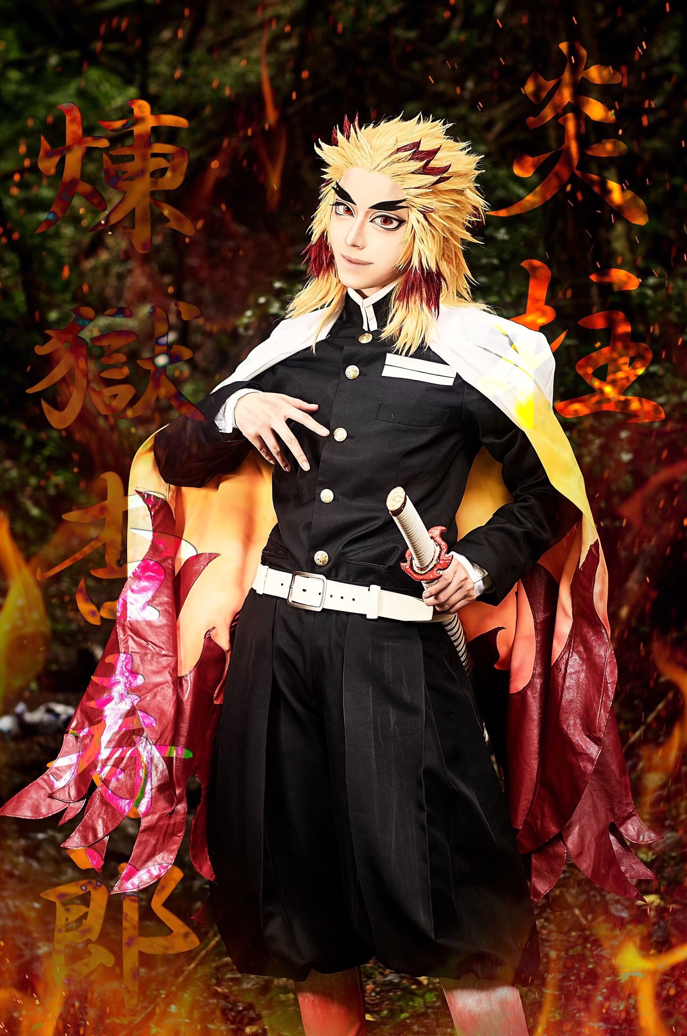 คอสเพลย์ เคียวจูโร่ ใน Kimetsu no Yaiba ดาบพิฆาตอสูร จาก show_saki