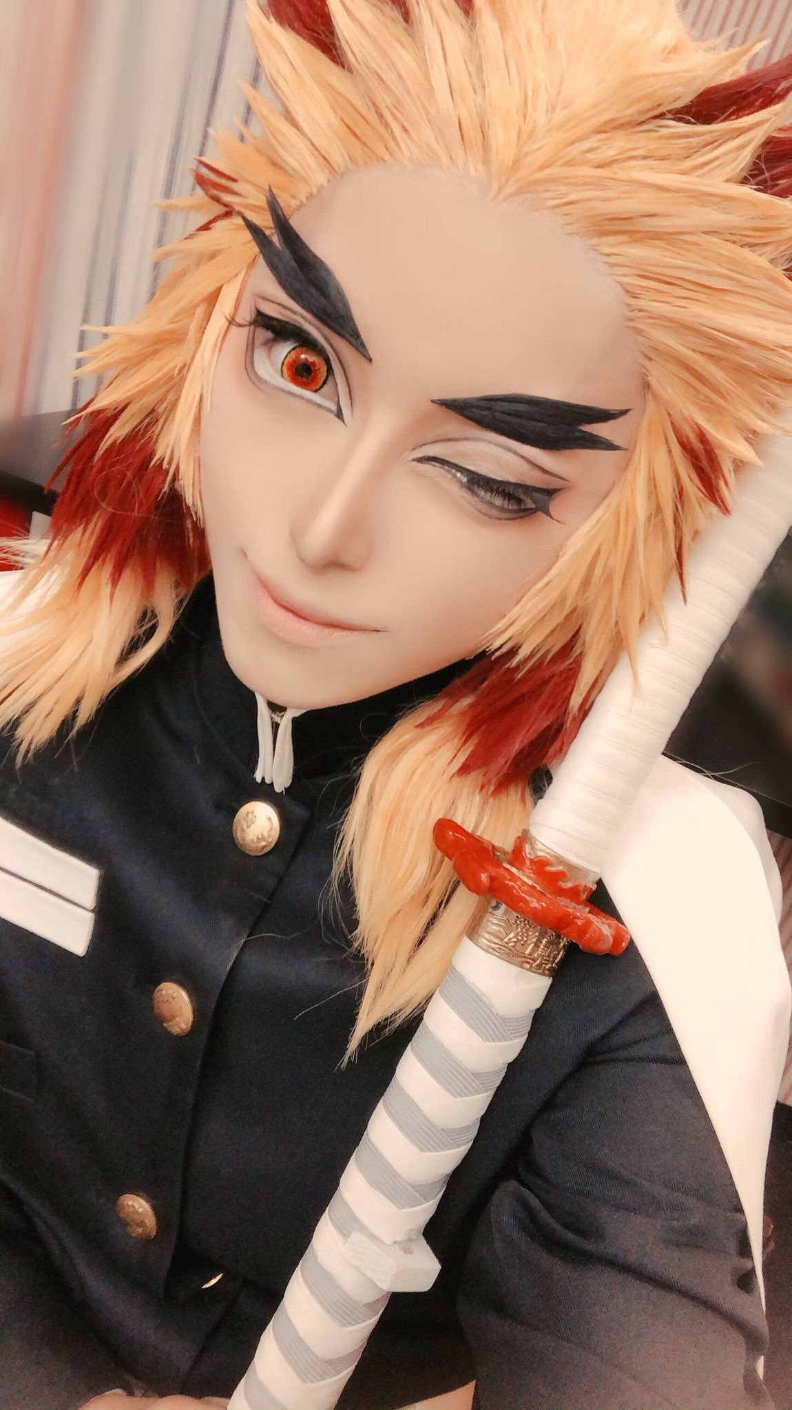 คอสเพลย์ เคียวจูโร่ ใน Kimetsu no Yaiba ดาบพิฆาตอสูร จาก show_saki