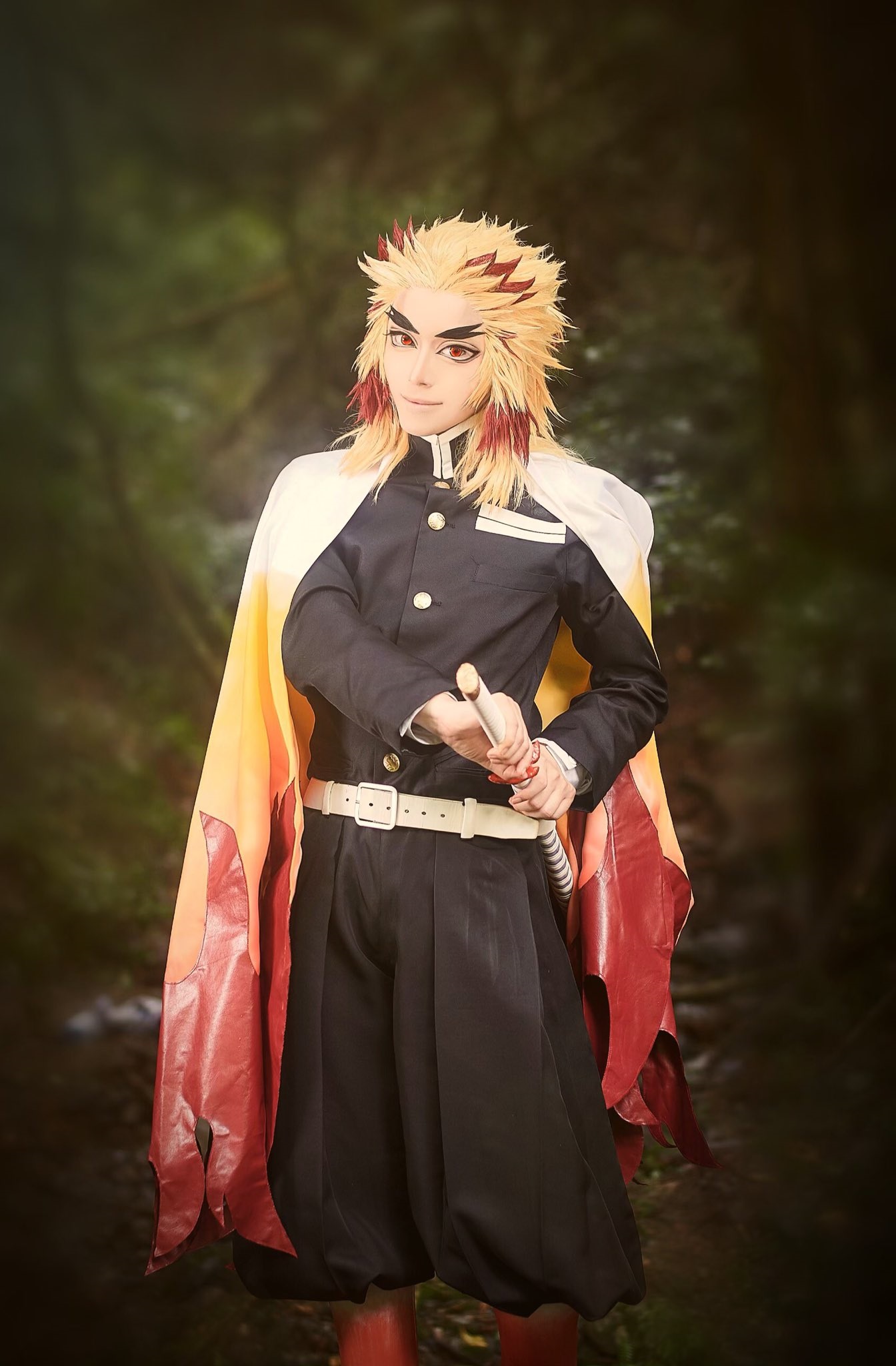 คอสเพลย์ เคียวจูโร่ ใน Kimetsu no Yaiba ดาบพิฆาตอสูร จาก show_saki