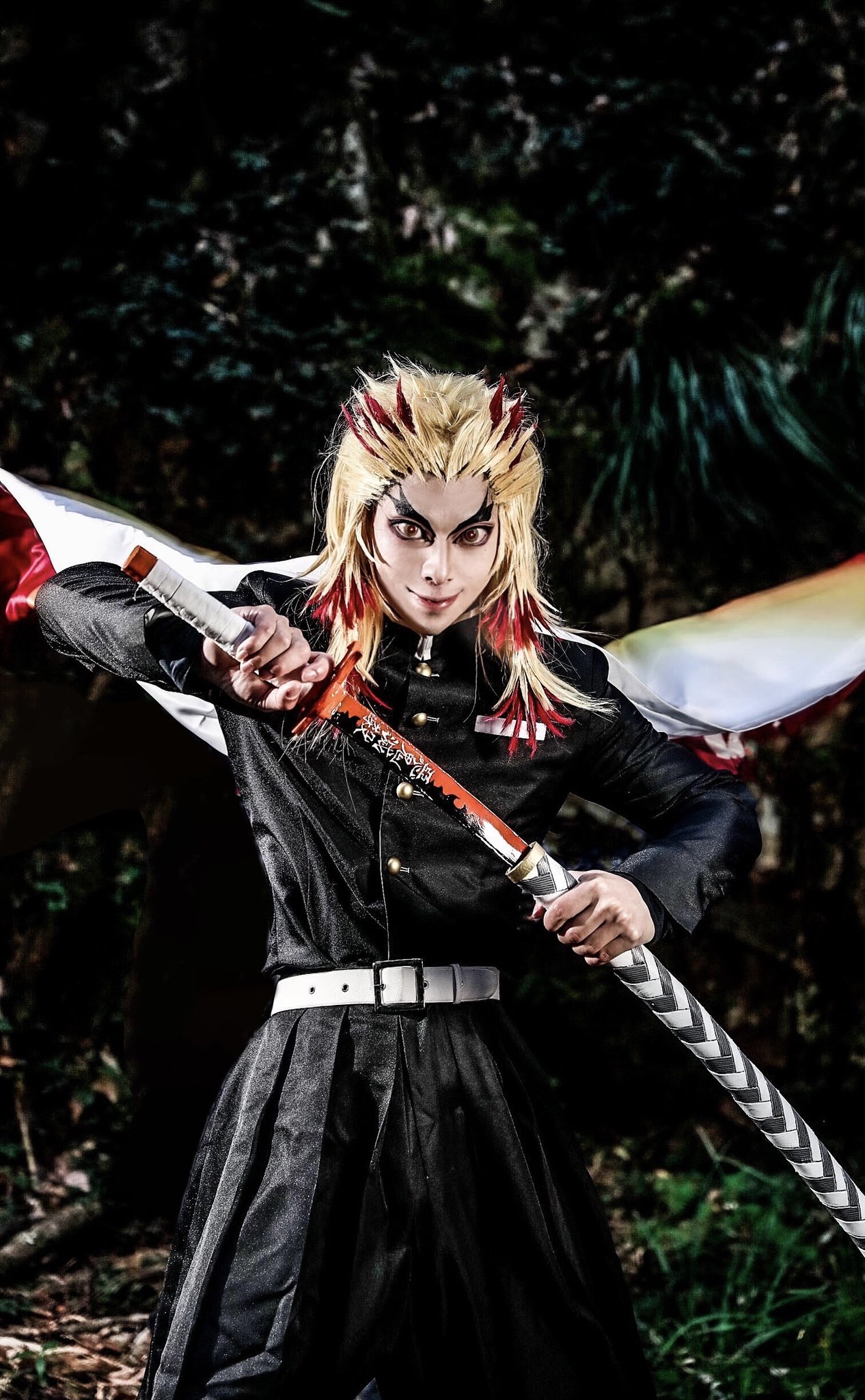 คอสเพลย์ เคียวจูโร่ ใน Kimetsu no Yaiba ดาบพิฆาตอสูร จาก yuki_kurogiri