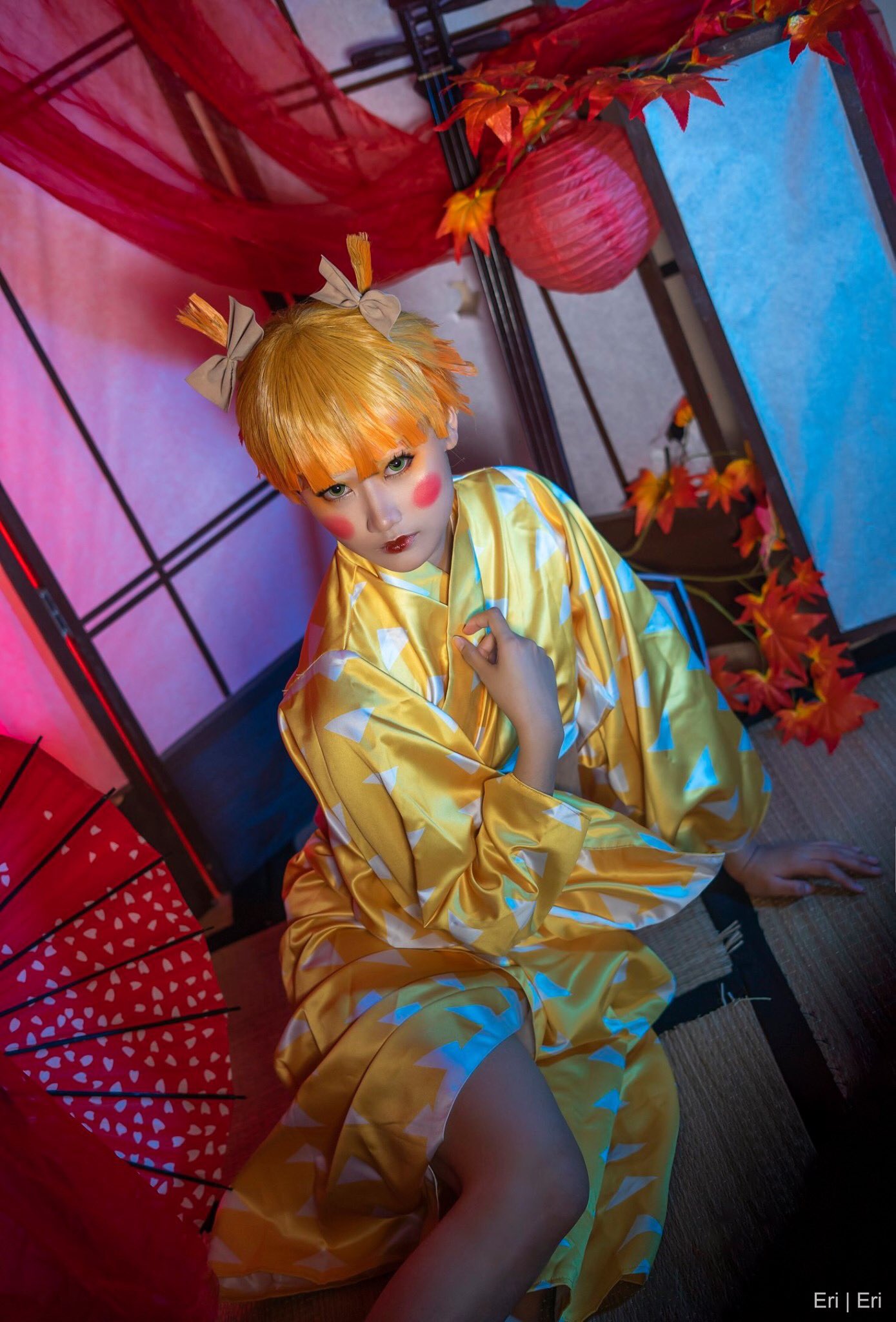 คอสเพลย์ เซ็นอิตสึ ใน Kimetsu no Yaiba ดาบพิฆาตอสูร จาก CosplayerEriko