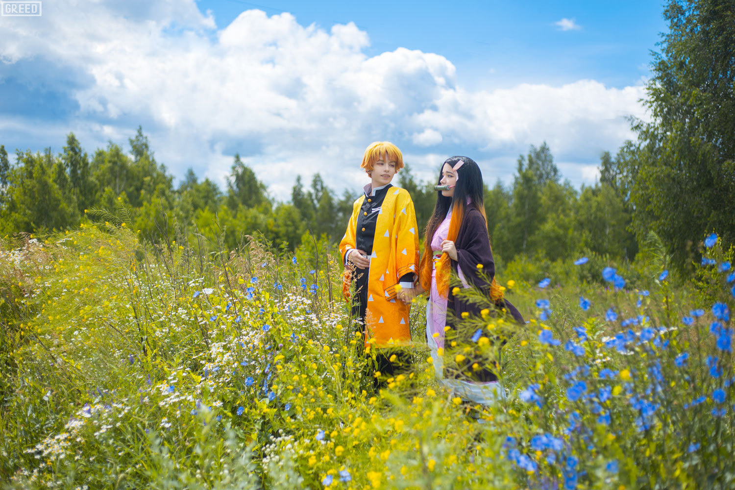 คอสเพลย์ เซ็นอิตสึ ใน Kimetsu no Yaiba ดาบพิฆาตอสูร จาก Kiyohime_Dryania