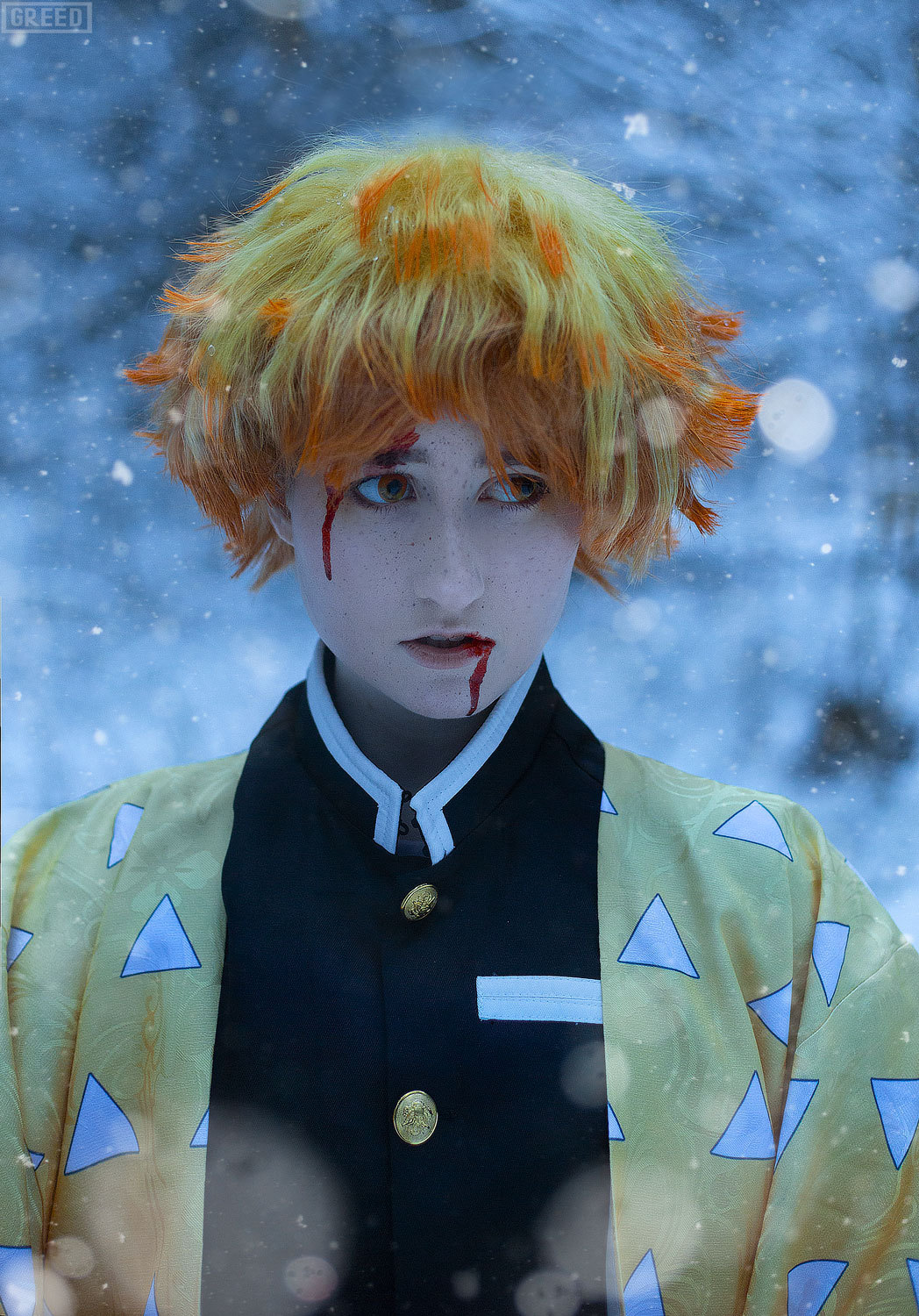 คอสเพลย์ เซ็นอิตสึ ใน Kimetsu no Yaiba ดาบพิฆาตอสูร จาก Salty Creacke