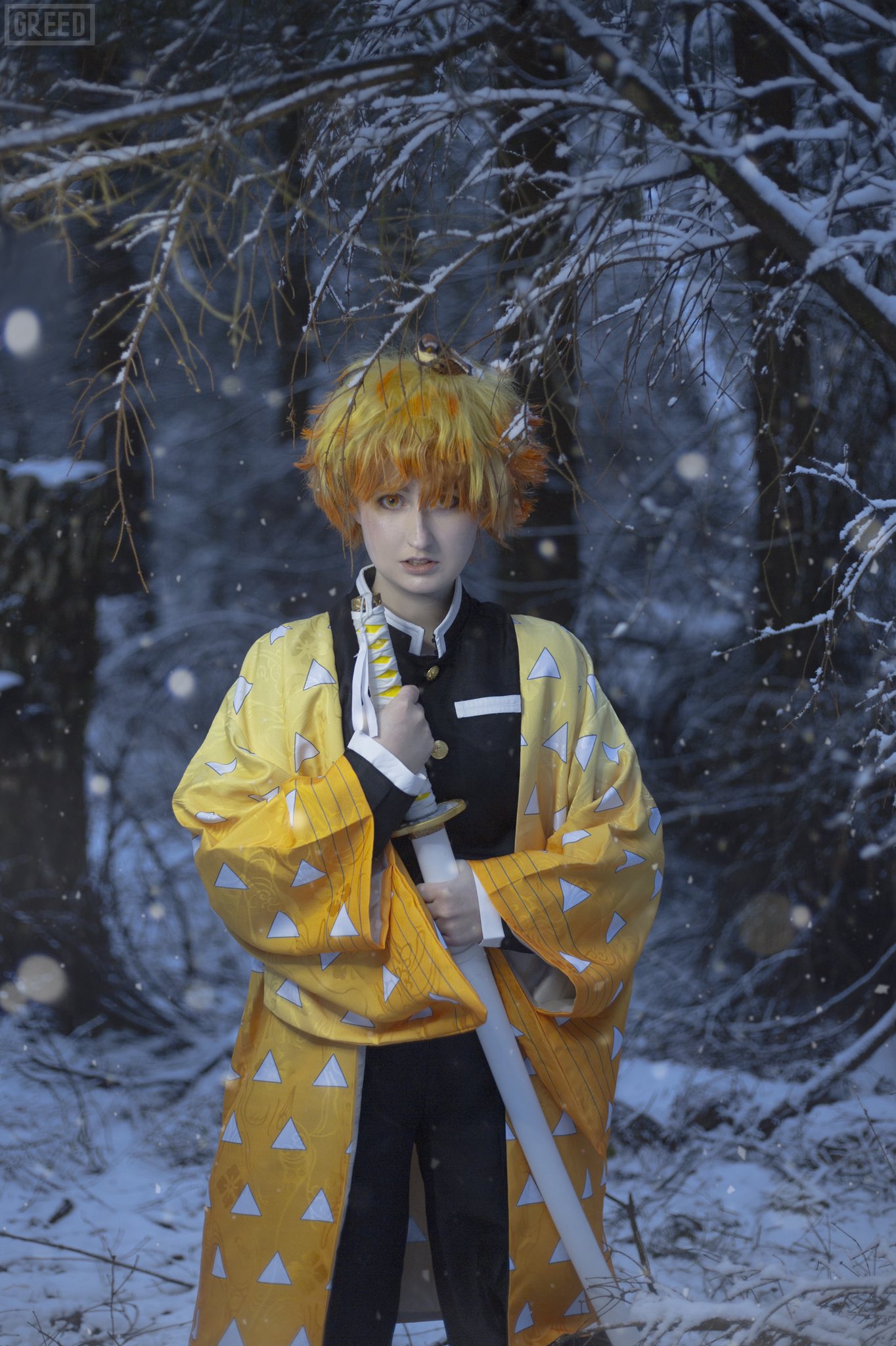 คอสเพลย์ เซ็นอิตสึ ใน Kimetsu no Yaiba ดาบพิฆาตอสูร จาก Salty Creacke