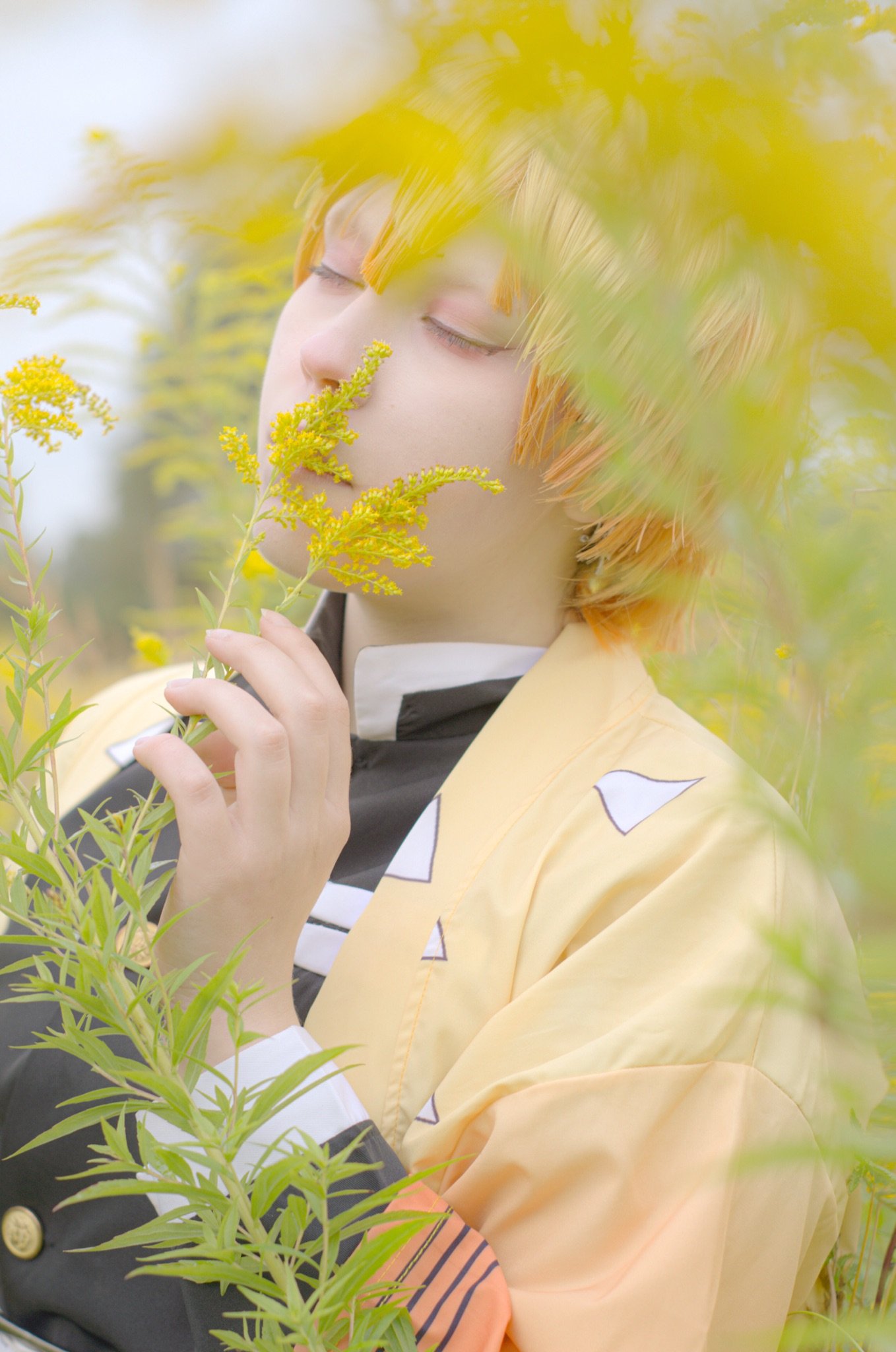 คอสเพลย์ เซ็นอิตสึ ใน Kimetsu no Yaiba ดาบพิฆาตอสูร จาก ShitBirdArt1